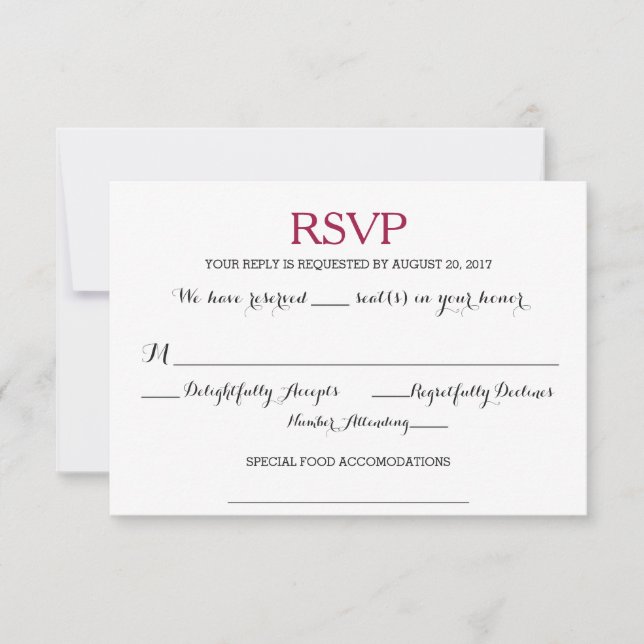 RSVP (Anverso)