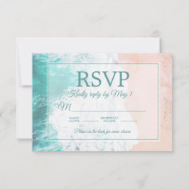 RSVP #1 de la Boda de Arena en el Océano de Playa 