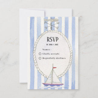 RSVP a la tarjeta de invitación de boda