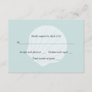RSVP azul de la cubierta de la brisa marina