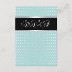 RSVP azul teal negro