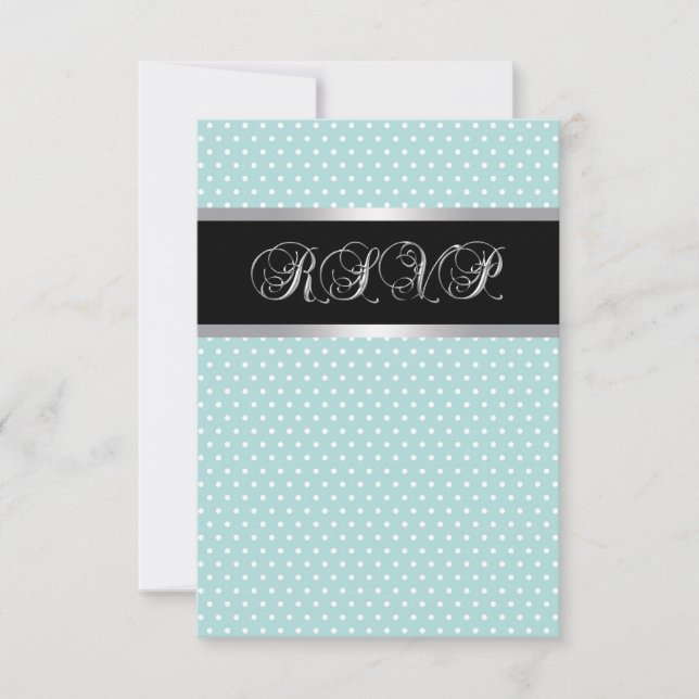 RSVP azul teal negro (Anverso)