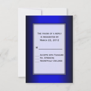 RSVP azul y negro
