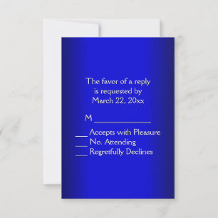 RSVP azul y negro - Siga el enlace para RSVP actua