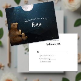 RSVP Baby Shower Se Enjena Por La Luna