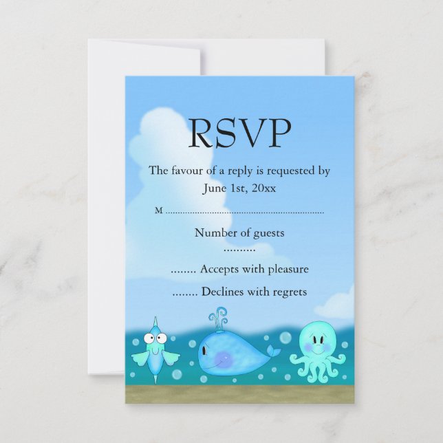 RSVP Bajo El Mar (Anverso)