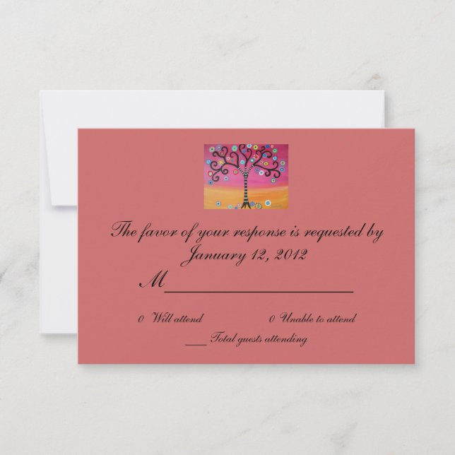 RSVP Bar Bat Mitzvah (Anverso)