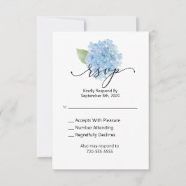 RSVP Boda Blue Hydrangea