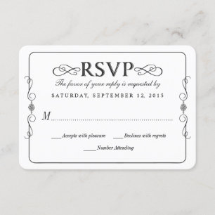 RSVP Boda de Chalkboard de campo rústico