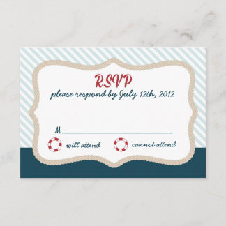 RSVP boda náutica