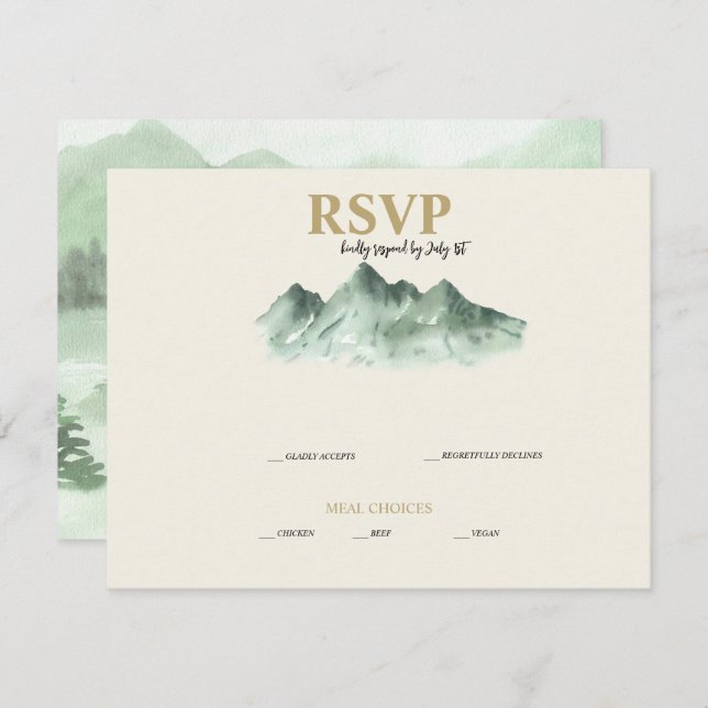 RSVP Bodas Montañas (Anverso / Reverso)