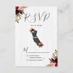 RSVP (California State Destination Rustic Wedtic W