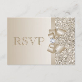RSVP Champagne Lentejuelas, Lazo y Diamante RSVP