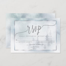 RSVP Comida Elección | Silver Blue Winter Wonderla