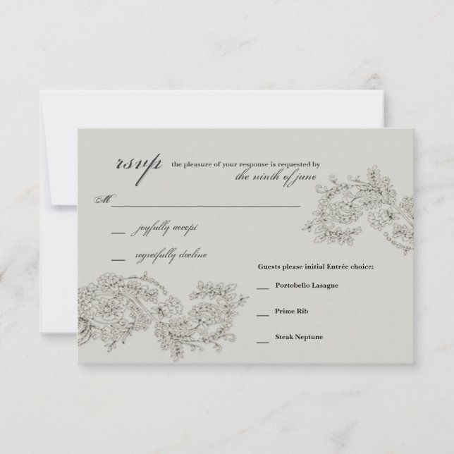 RSVP con 3 opciones entrantes // inspiradas en la  (Anverso)