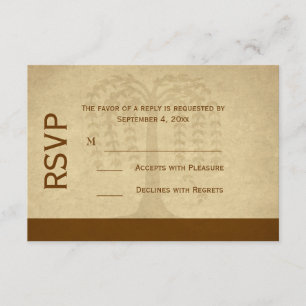 RSVP de árbol silvestre de otoño