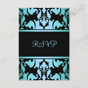 RSVP de Blue Royal Damask
