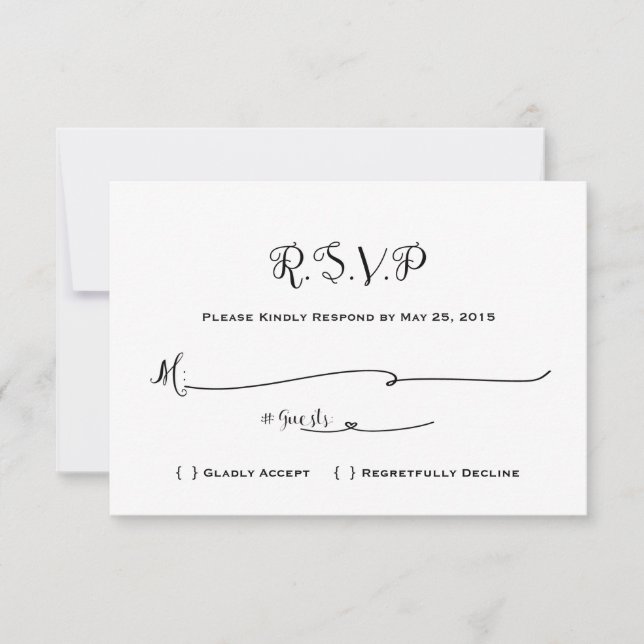 RSVP De Boda De Cuello De Fario - De Vez En Cuando (Anverso)