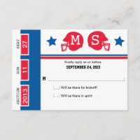 RSVP de Boda de Entradas de Fútbol