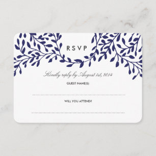 RSVP de boda de jardín secreto - Marina