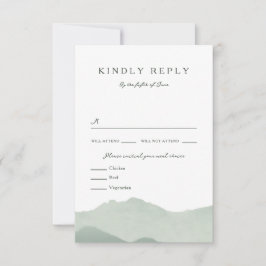 RSVP de Boda de la Cordillera