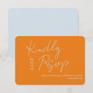 RSVP de boda de Love Story