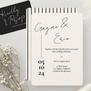RSVP de boda de Love Story