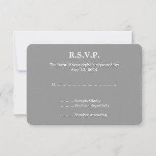 RSVP de boda de piano