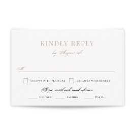 RSVP de boda de superposición de pincel