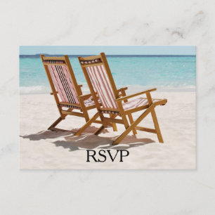 RSVP de boda de tumbonas