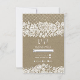RSVP de boda en el granero de la granja Rustic Kra