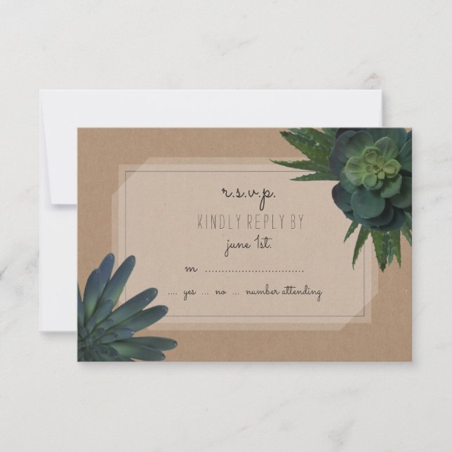 RSVP de boda exitosa (Anverso)