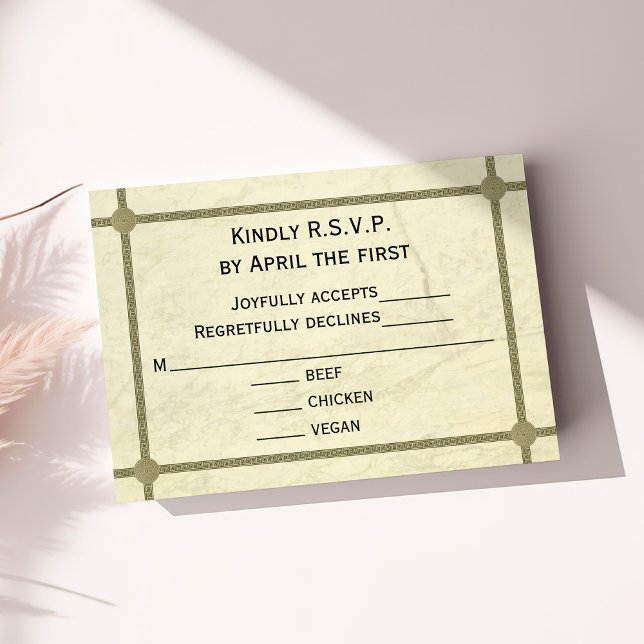 RSVP de boda griega (Greek Wedding RSVP)