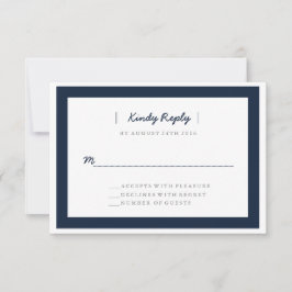 RSVP de boda minimalista | BODAS