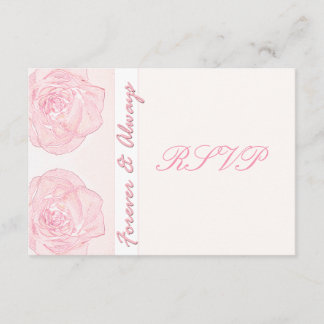 RSVP de boda para siempre y para siempre