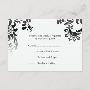 RSVP de boda -pequeño