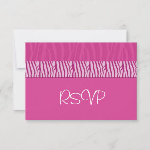 RSVP de boda rosa perfecta