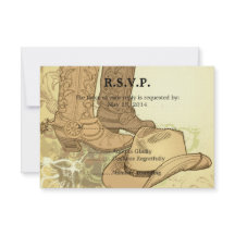 RSVP de Boda Vaquera Occidental