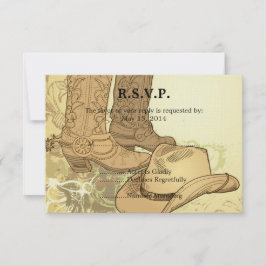 RSVP de Boda Vaquera Occidental