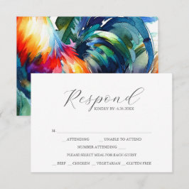 RSVP de bodas para la clave oeste de Florida