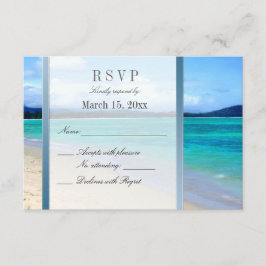 RSVP de bricolaje de boda de destino