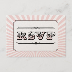 RSVP de Circus Steampunk en PInk