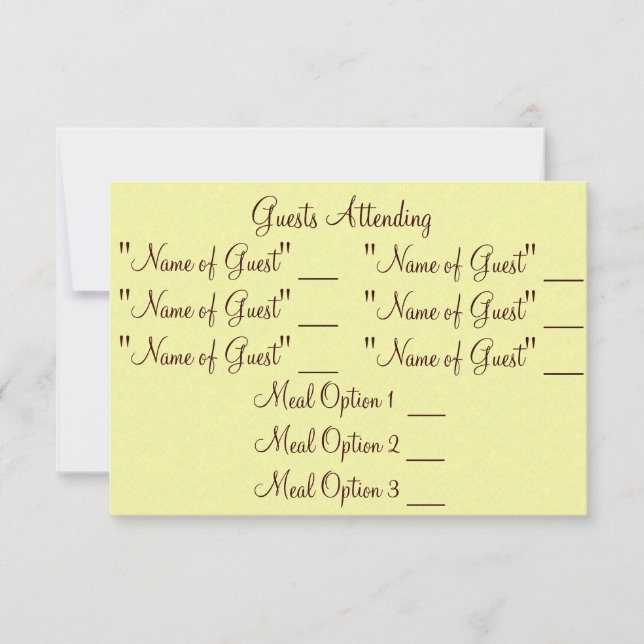 RSVP de Classy Redneck (Anverso)