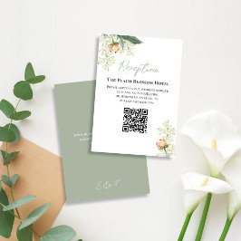 RSVP de código QR de recepción de boda
