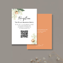 RSVP de código QR de recepción de boda