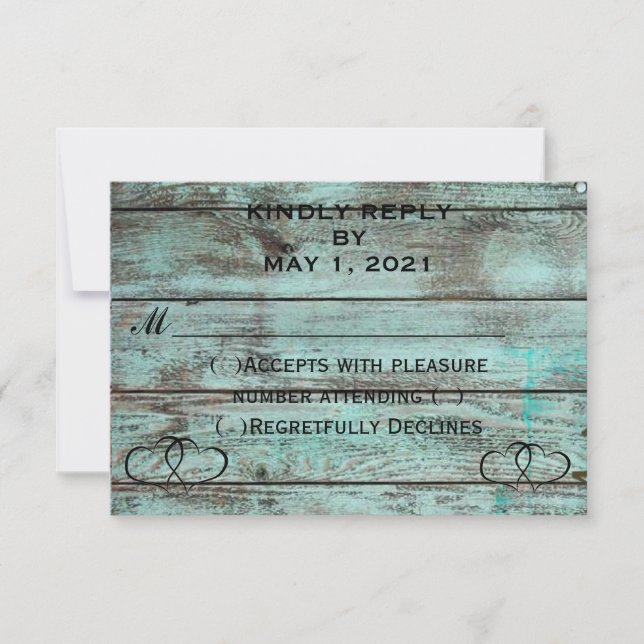 RSVP de corazones rusos (Anverso)