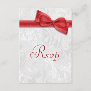 RSVP de Damasco Blanco y Flauta