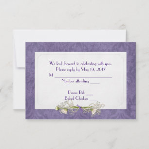 RSVP de Damasco Púrpura