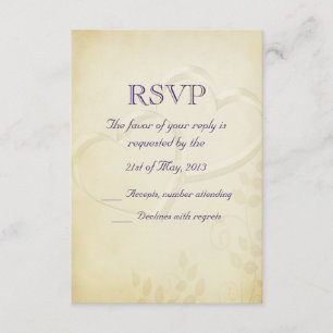 RSVP de dos casamientos