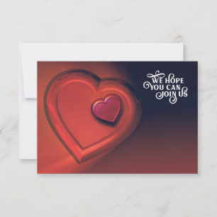 RSVP de dos corazones (versión 2)